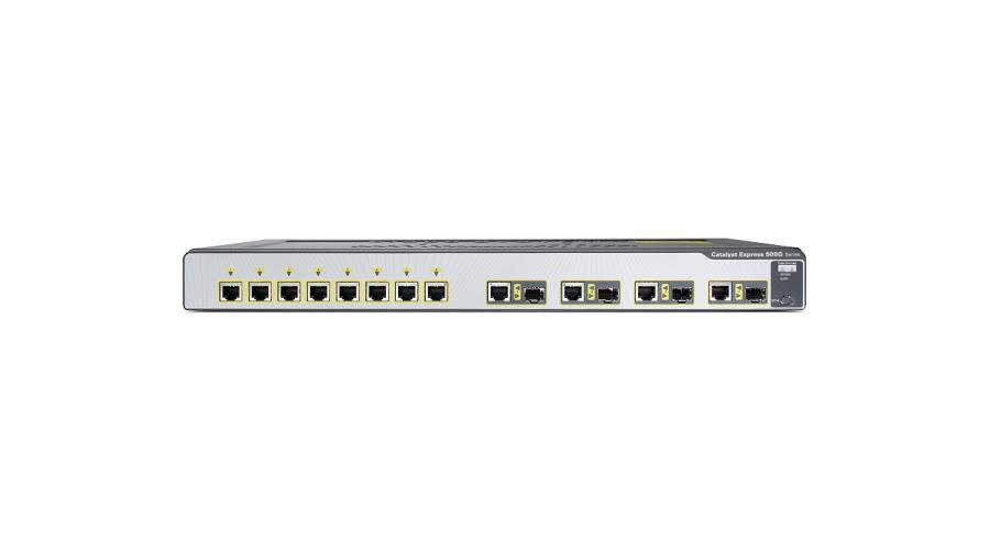 SWITCH CISCO WS-CE500G-12TC 12-Ports Gigabit (4) 1G SFP w/ Rkmnts