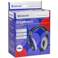 DEFENDER GRYPHON 750 STEREO HEADPHONES JACK 3.5mm 2m blue