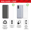 DISPLEX REAL GLASS 2D SAMSUNG S23 FE + CASE