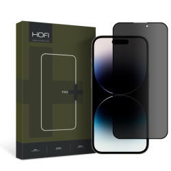 HOFI ANTI SPY FULL FACE PRIVACY TEMPERED GLASS IPHONE 15 PRO MAX black