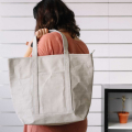 KSIX ECO HANDBAG - SHOPPING KRAFT grey