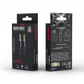 MAXLIFE AUDIO CABLE 3.5mm JACK to 3.5mm JACK 1m black