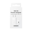 ORIGINAL SAMSUNG TRAVEL CHARGER 15W PD 2A white