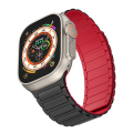 TECH-PROTECT REPLACMENT MAGNETIC ICONBAND FOR APPLE WATCH 4/5/6/7/9/SE (42/44/45/49 MM) black-red