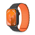 TECH-PROTECT REPLACMENT MAGNETIC ICONBAND FOR APPLE WATCH 4/5/6/7/9/SE (42/44/45/49 MM) black-orange