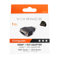 VIVANCO ADAPTER HDMI PLUG TO DVI-D SOCKET