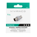 VIVANCO AERIAL COAX PLUG ADAPTER