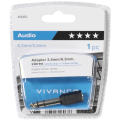 VIVANCO AUDIO ADAPTER 6.3mm TO 3.5mm COMPACT TYPE gold