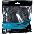 VIVANCO CAT6 UTP NETWORK ETHERNET CABLE RJ45 5m grey blue