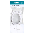 VIVANCO DATA CABLE TYPE C TO LIGHTNING MFI 1m white