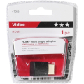 VIVANCO 90 DEGREE RIGHT ANGLE ADAPTER HDMI gold plated