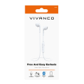 VIVANCO EGGSHAPE BLUETOOTH NECKBAND IN EAR white