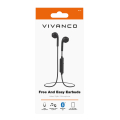 VIVANCO EGGSHAPE BLUETOOTH NECKBAND IN EAR black