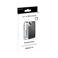 VIVANCO FROSTED COVER IPHONE 14 semi transparent/grey backcover