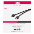 VIVANCO HDMI CABLE HDMI to HDMI with ETHERNET GOLD PLATED 10m