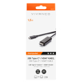 VIVANCO HIGH SPEED HDMI CABLE HDMI to TYPE C 1.5M black