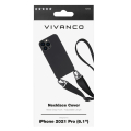 VIVANCO NECKLACE COVER IPHONE 13 PRO black backcover