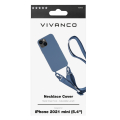 VIVANCO NECKLACE COVER IPHONE 13 MINI blue backcover