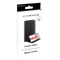 VIVANCO PREMIUM WALLET BOOK CASE IPHONE 14 PLUS black