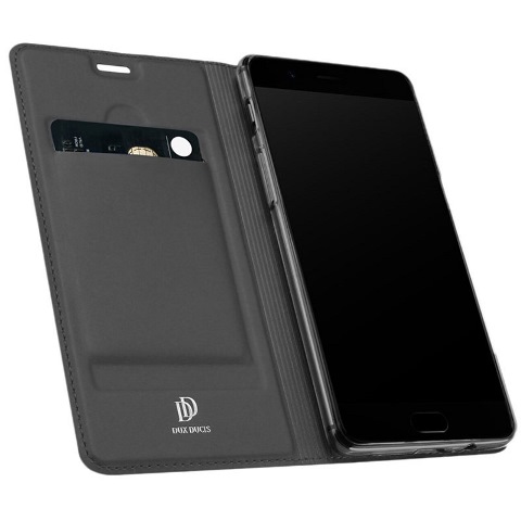 HUAWEI P Smart (2021) - ΘΗΚΗ BOOK STYLE DUX SKIN ΜΑΓΝΗΤΙΚΗ ΜΑΥΡΗ