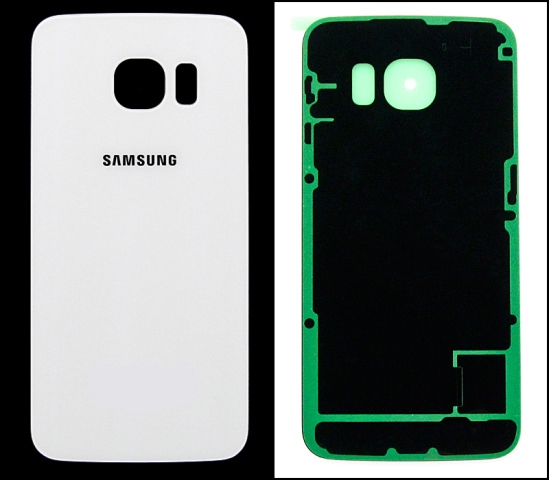 SAMSUNG G925F - Battery cover White OEM