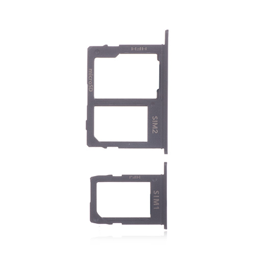 SAMSUNG Galaxy J4 Plus / J6 Plus (2018) - SIM & microSD Card Tray Black Original