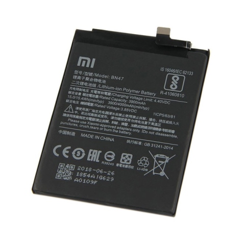 XIAOMI Mi A2 Lite - ORIGINAL BATTERY BN47 4000mAh LI-ION, Bulk