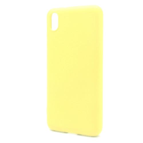 Θήκη Liquid Silicon inos Xiaomi Redmi 7A L-Cover Κίτρινο