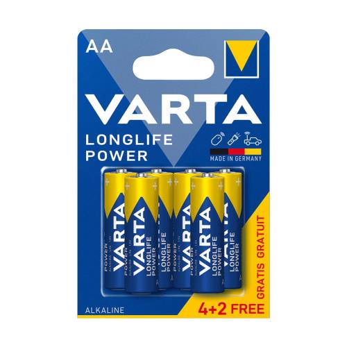  Alkaline Varta Longlife Power AA LR06 (4+2 .)