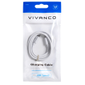 VIVANCO DATA CABLE TYPE C 2.0 1m white