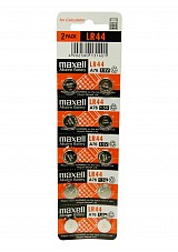 MAXELL    LR44, 1.5V, 10 LR44M-1P