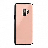 Apple iPhone X/XS Testa Glass  Silicone Pink