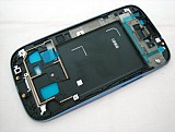 Samsung i9300 FrontFrame blue ORIGINAL