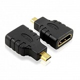 POWERTECH αντάπτορας micro HDMI σε HDMI ADA-H002, μαύρος ADA-H002