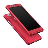 360 Full Cover & Temp.Glass Huawei P Smart Red