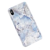 360 Full Cover Marble & Temp.Glass iPhone X/XS MC4 Blue