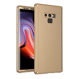 360 Full Cover & Temp.Glass Samsung Note 9 Gold