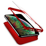 360 Full Cover & Temp.Glass iPhone 11 Pro  Red