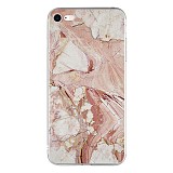 Silicon Marble Case iPhone 7/8/SE 2020 SM6 White/Brown