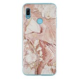 Silicon Marble Case Huawei Y6 19 SM6 White/Brown