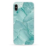 Silicon Marble Case iPhone XS MAX SM3 Green