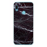 Silicon Marble Case Huawei Y6 19 SM14 Black/White