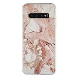 Silicon Marble Case Samsung S10 SM6 White/Brown