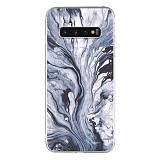 Silicon Marble Case Samsung S10 Plus SM2 Blue/White