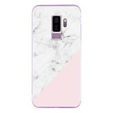 Silicon Marble Case Samsung S9 Plus SM9 White/Pink