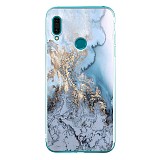 Silicon Marble Case Huawei Y9 2019 SM1 Blue