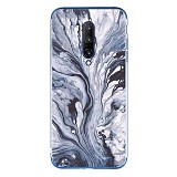 Silicon Marble Case Oneplus 7 Pro SM2 Blue/White