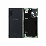 Samsung Galaxy Note 10 BatteryCover+Camera Lens Black ORIGINAL