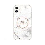 Silicon Marble Case iPhone 11 Pro Max SM16 White/Gold