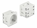 DELOCK module πρίζας ρεύματος Easy 45 81324, 45°, 45x45mm, 10τμχ 81324